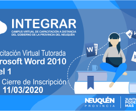Integrar: Word 2020 – Nivel 1