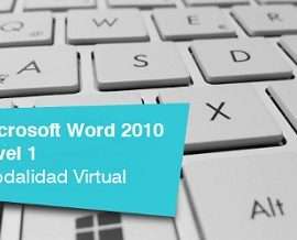 Microsoft Word 2010 – Nivel 1. Modalidad Virtual