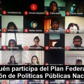 Plan Federal en formación de Políticas Públicas Nacionales