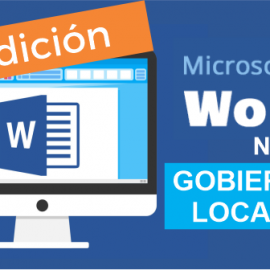 Curso Microsoft Word – Nivel 1 (3° Edición destinada a Gobiernos locales)