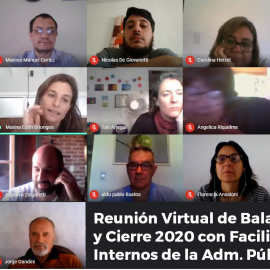 Reunión Virtual de Balance y Cierre 2020 con Facilitadores Internos