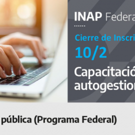 INAP. Programa Federal en Políticas Públicas 2021