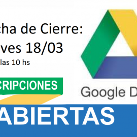 GOOGLE DRIVE – Nivel Básico