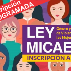 Ley Micaela. Autogestionado (REPROGRAMACIÓN DE INSCRIPCIÓN)