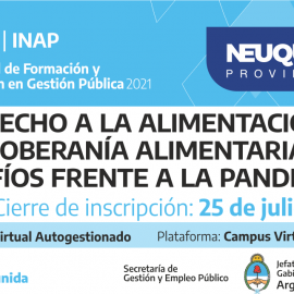 Plan Federal 2021 “Derecho a la alimentación y soberanía alimentaria. Desafíos frente a la pandemia”