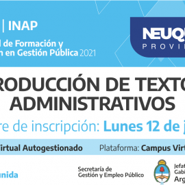 Plan Federal 2021. “Producción de textos administrativos”