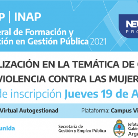 Plan Federal 2021. “Sensibilización en la temática de género y violencia contra las mujeres”