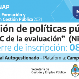 Plan Federal 2021. “Evaluación de políticas públicas: El ABC de la Evaluación”