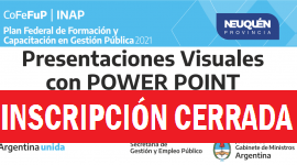 Plan Federal 2021. “Presentaciones Visuales con Power Point”