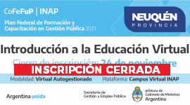 Plan Federal 2021. ” Introducción a la educación virtual”