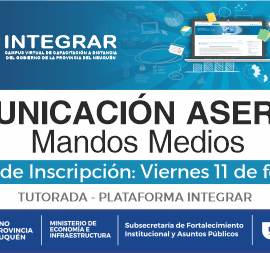 CONVOCATORIA. “Comunicación Asertiva”  Mandos Medios. 1ed.”