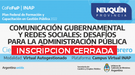 Plan Federal 2022. “Comunicación Gubernamental y Redes Sociales”