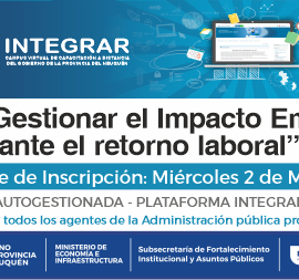 CONVOCATORIA ABIERTA.“Cómo Gestionar el Impacto Emocional ante el Retorno Laboral 2° Ed.”