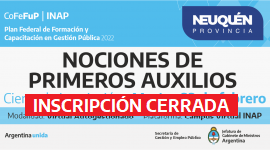 Plan Federal 2022. “NOCIONES DE PRIMEROS AUXILIOS”