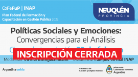 Plan Federal 2022. “Políticas Sociales y Emociones: Convergencias Para el Análisis”