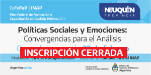 Plan Federal 2022. “Políticas Sociales y Emociones: Convergencias Para el Análisis”