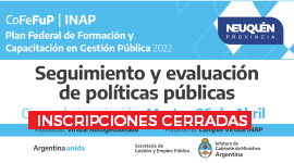 Plan Federal 2022. “Seguimiento y evaluación de políticas públicas”