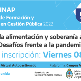 Plan Federal 2022. “Derecho a la alimentación y soberanía alimentaria. Desafíos frente a la pandemia”