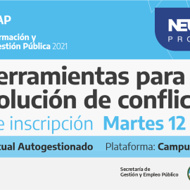 Plan Federal 2022. “Herramientas para la resolución de conflictos”