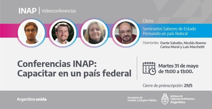 INAP Conferencia “Capacitar en un país federal”
