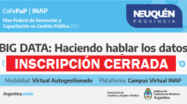Plan Federal 2022. “BIG DATA” Haciendo hablar los datos.