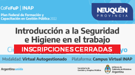 Plan Federal 2022. “Introducción a la Seguridad e Higiene en el trabajo”