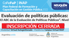 Plan Federal 2022. “Evaluación de Políticas Públicas”: El ABC de la evaluación de políticas públicas. Nivel 1