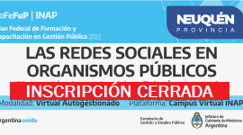 Plan Federal 2022. “Las redes sociales en organismos públicos”