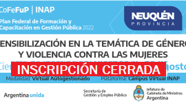 Plan Federal 2022. “Sensibilización en la temática de género y violencia contra las mujeres”