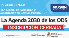 Plan Federal 2022. Destinado a las y los gentes de la administración pública provincial y municipal