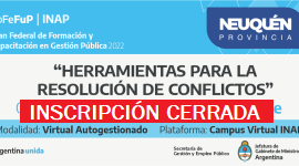 Plan Federal 2022. “Herramientas para la resolución de conflictos”