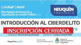 Plan Federal 2022. “Introducción al Ciberdelito”