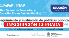 Plan Federal 2022. “Seguimiento y evaluación de políticas públicas”