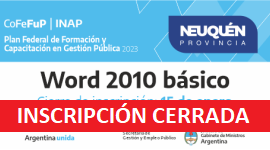 Plan Federal enero 2023. Eje de Formación Instrumental