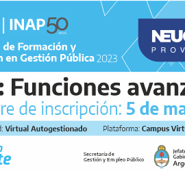 Plan Federal 2023. Eje de Formación Instrumental