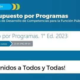 EN CURSO. “Presupuesto por Programas”. Primera Edición. Modalidad Virtual tutorado