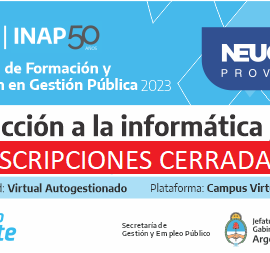 Plan Federal 2023 – “Eje de Formación Instrumental”