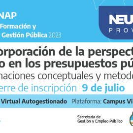 Plan Federal 2023 – “Eje Agenda Sectorial y Regional”